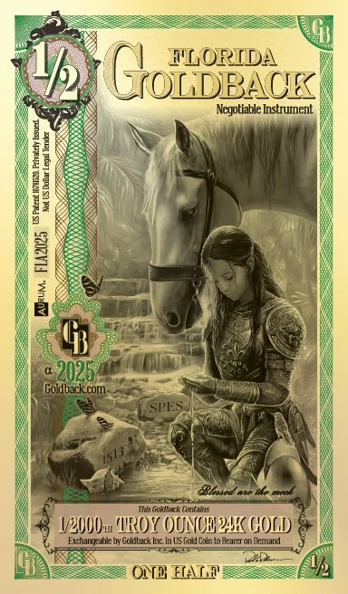½ Florida Goldback