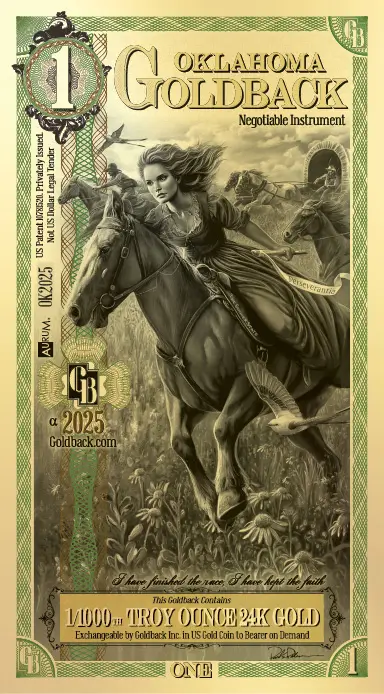 Oklahoma 1 Goldback
